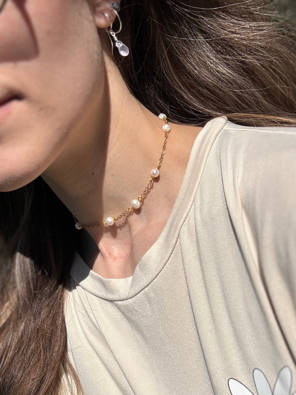 Ophelia - Freshwater pearl choker